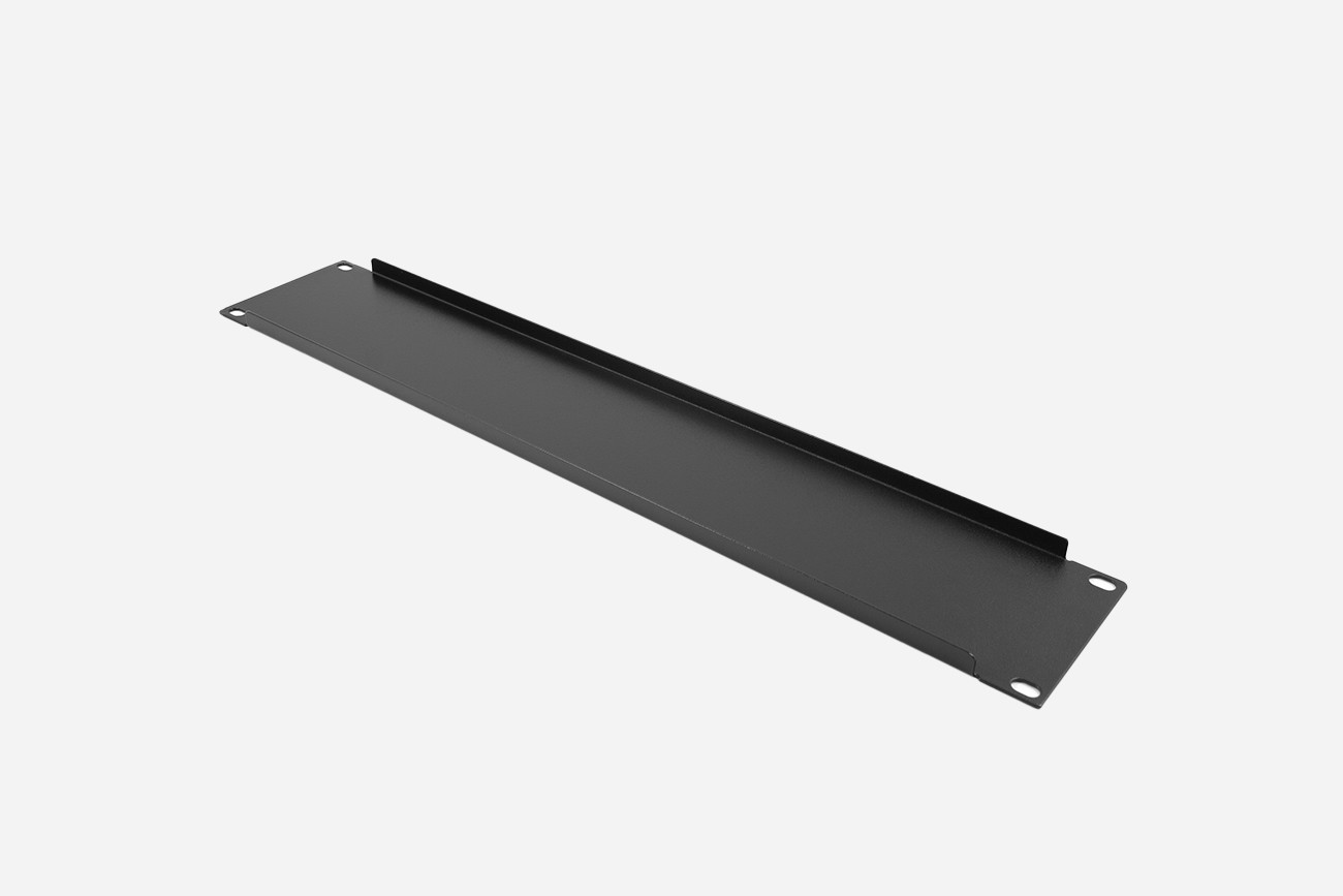 30702100  Panel ciego 2U Rack 19" Negro Monolyth