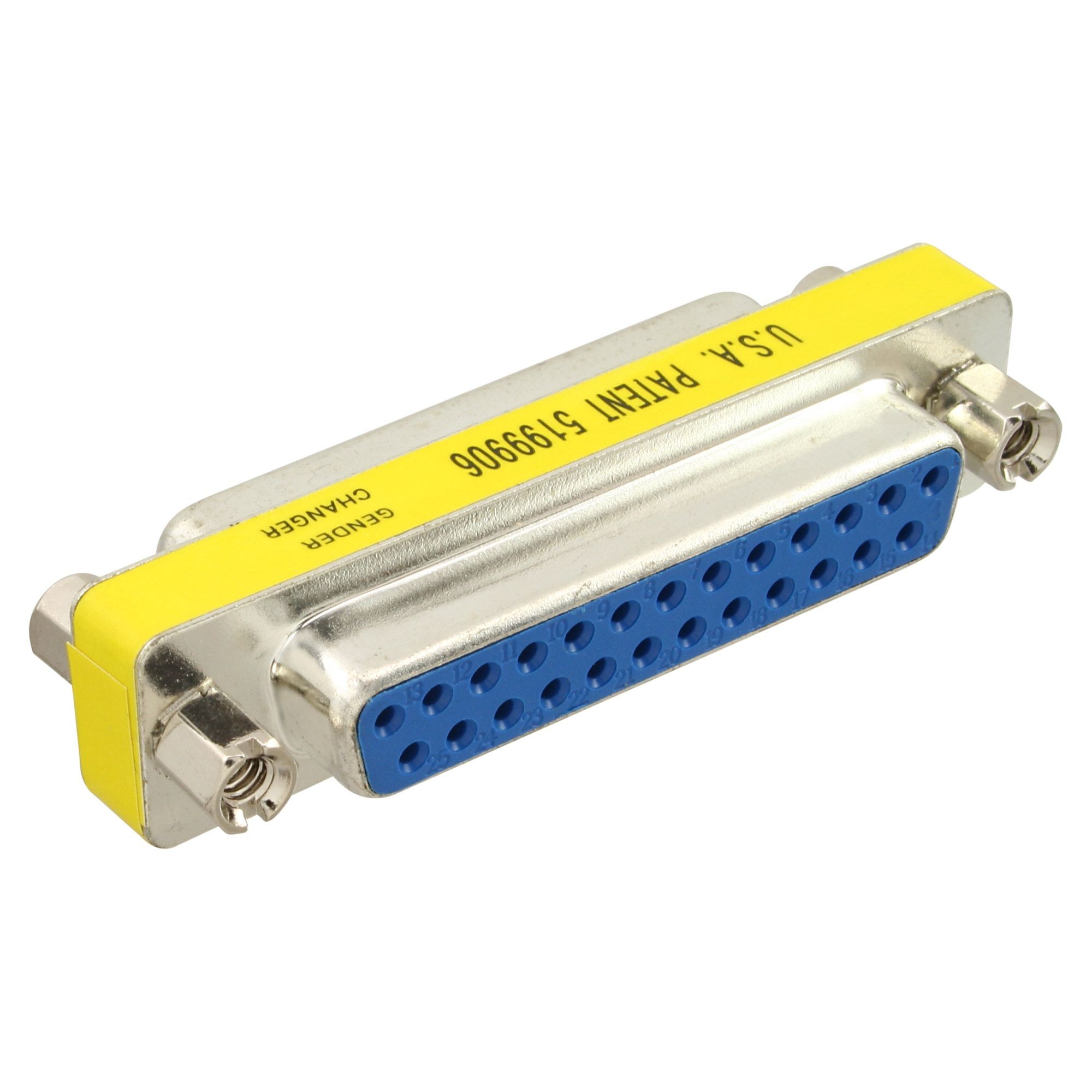 31124  Adaptador DB25 Hembra a DB25 Hembra