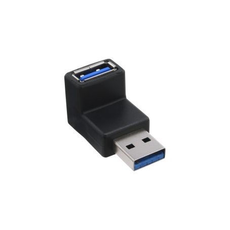 35300R  Adaptador USB 3.2 Gen.1  USB A Macho a USB A Hembra, 90&ordm; InLine