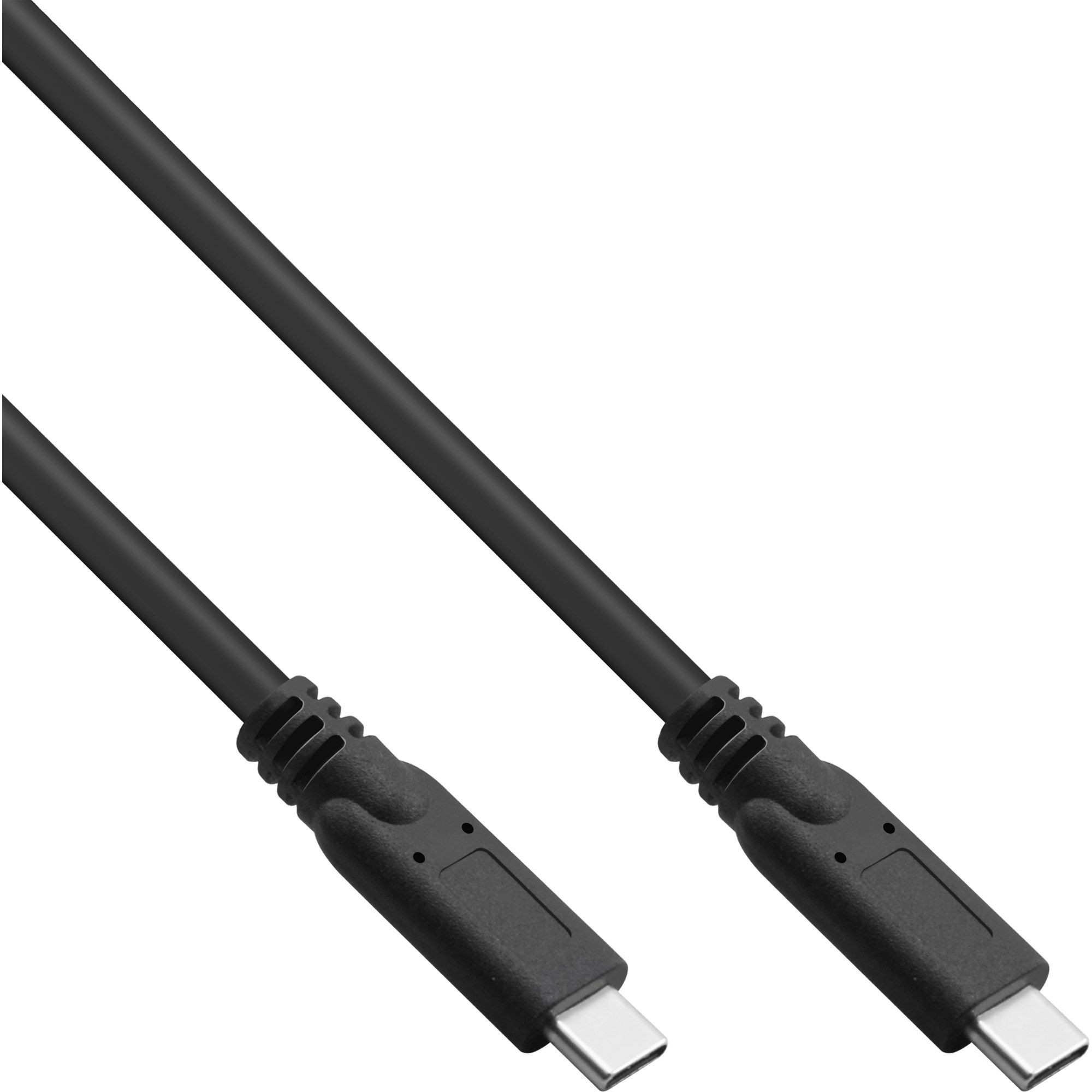 35703A  Cable de  3,00m USB 3.2 Gen1x2 10Gbps PD60W USB-C Macho a USB-C Macho Negro Video 4K@60Hz, Datos y Carga