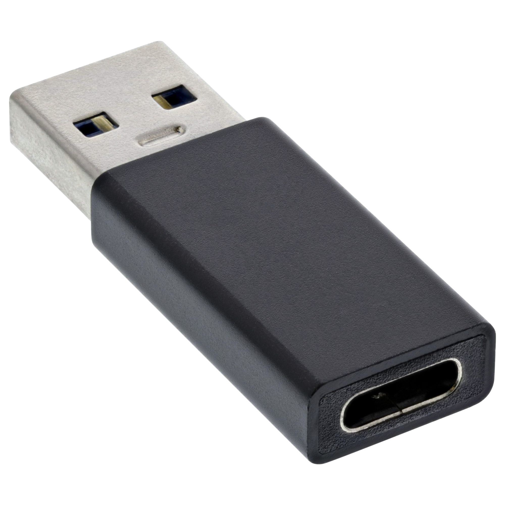 35810  InLine USB 3.2 Gen.2 Adapter, USB-A male / USB-C female