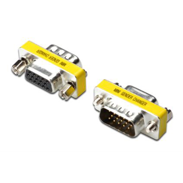 47714  Adaptador VGA 15 Macho a 15 Hembra