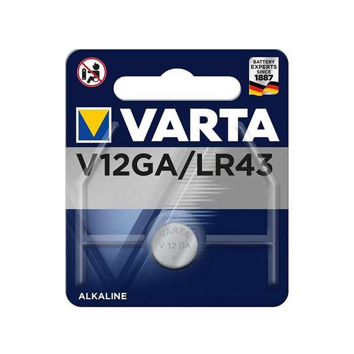 48044  Pila Alcalina Boton LR43 1.5V 1 x Blister Varta (4278) Professional Electronics