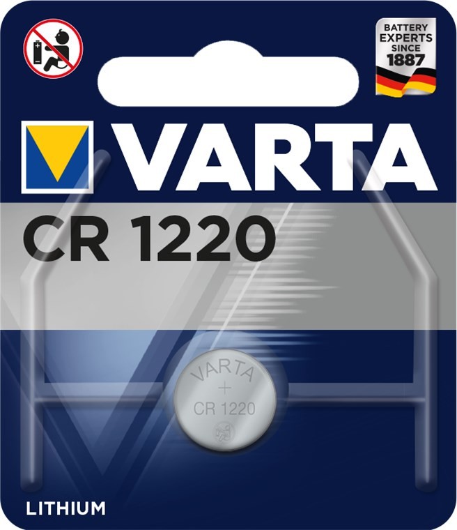 48054  Pila Litio Boton   CR1220 3V 1 x Blister Varta