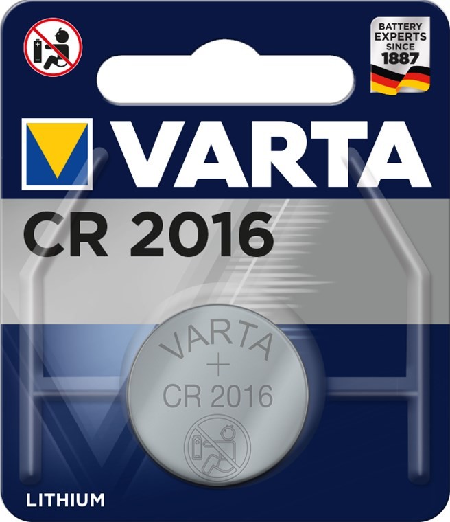 48057  Pila Litio Boton   CR2016 3V 1 x Blister   Varta