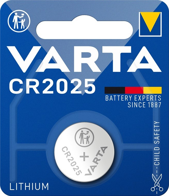 48058  Pila Litio Boton   CR2025 3V 1 x Blister   Varta
