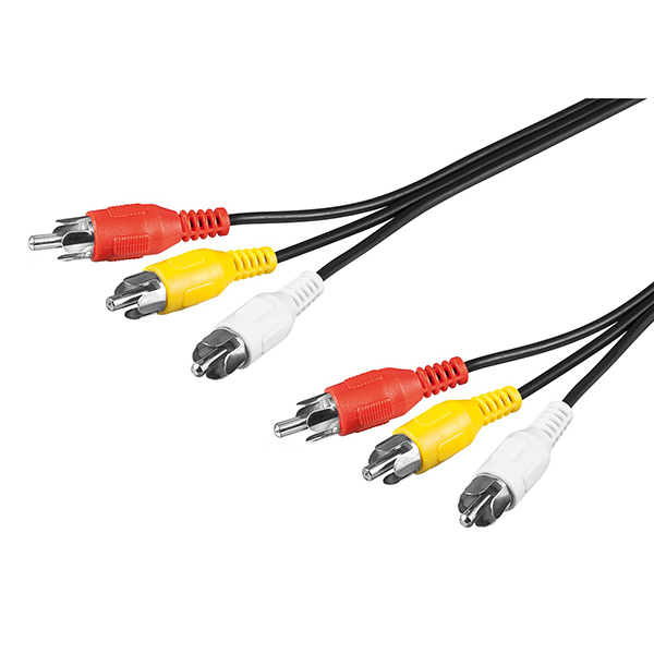 50380  Cable  1,5m 3xRCA Macho a 3xRCA Macho