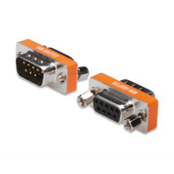 50687  ADAPTADOR NULL MODEM 9M-9H Bajo Perfil Goobay