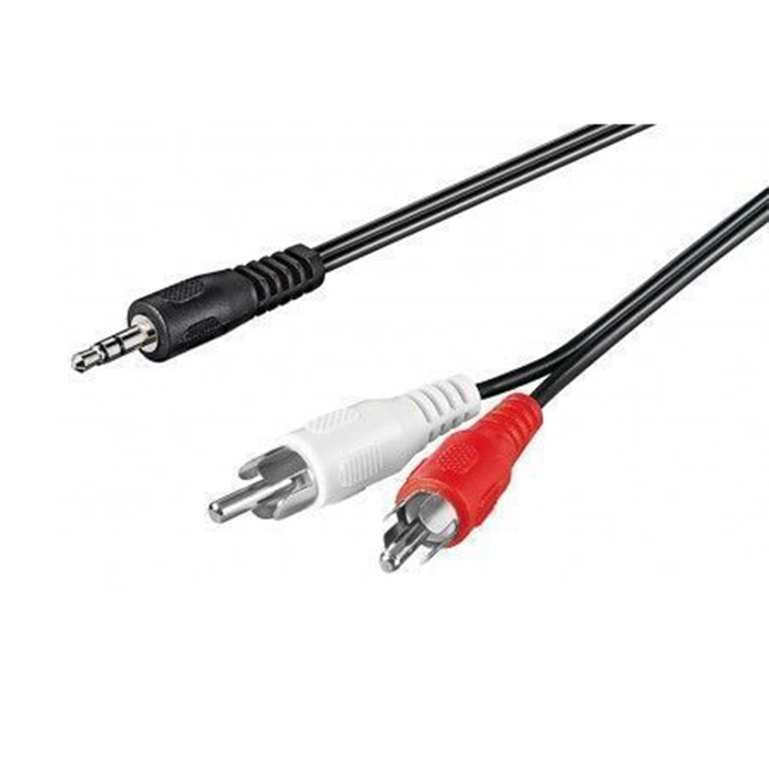 50780  Cable 15m 3.5mm M (3-pin, ST) a 2xRCA M