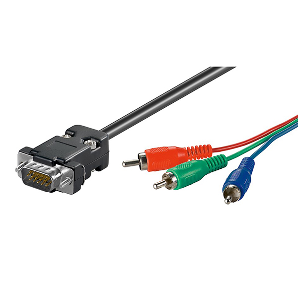 50781  CABLE VGA a 3 RCA 1.80M RGB **Ultimas unidades****