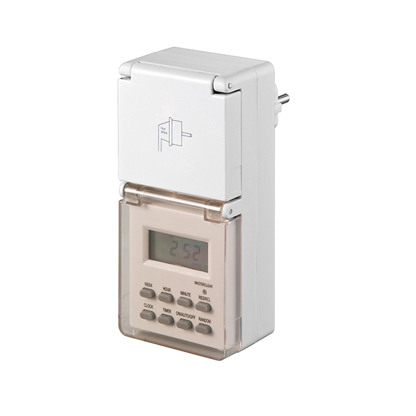 51301  Programador eléctrico Digital IP44 Exterior Goobay