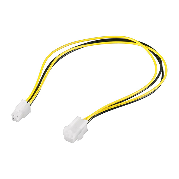 51359  Cable Interno PC;  Extension 4-pin M P4 a 4-pin H P4 0,40m