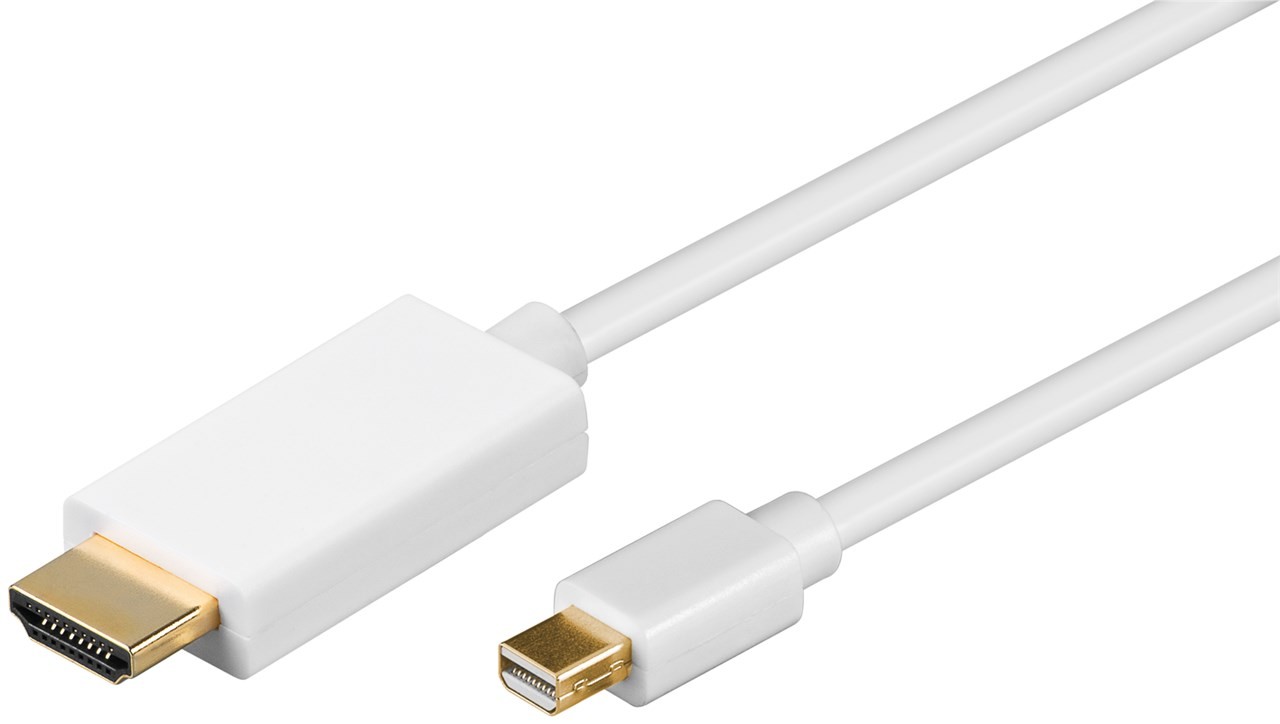 52860  Cable adaptador Mini DisplayPort macho > Conector HDMI? macho (tipo A) 1 metro