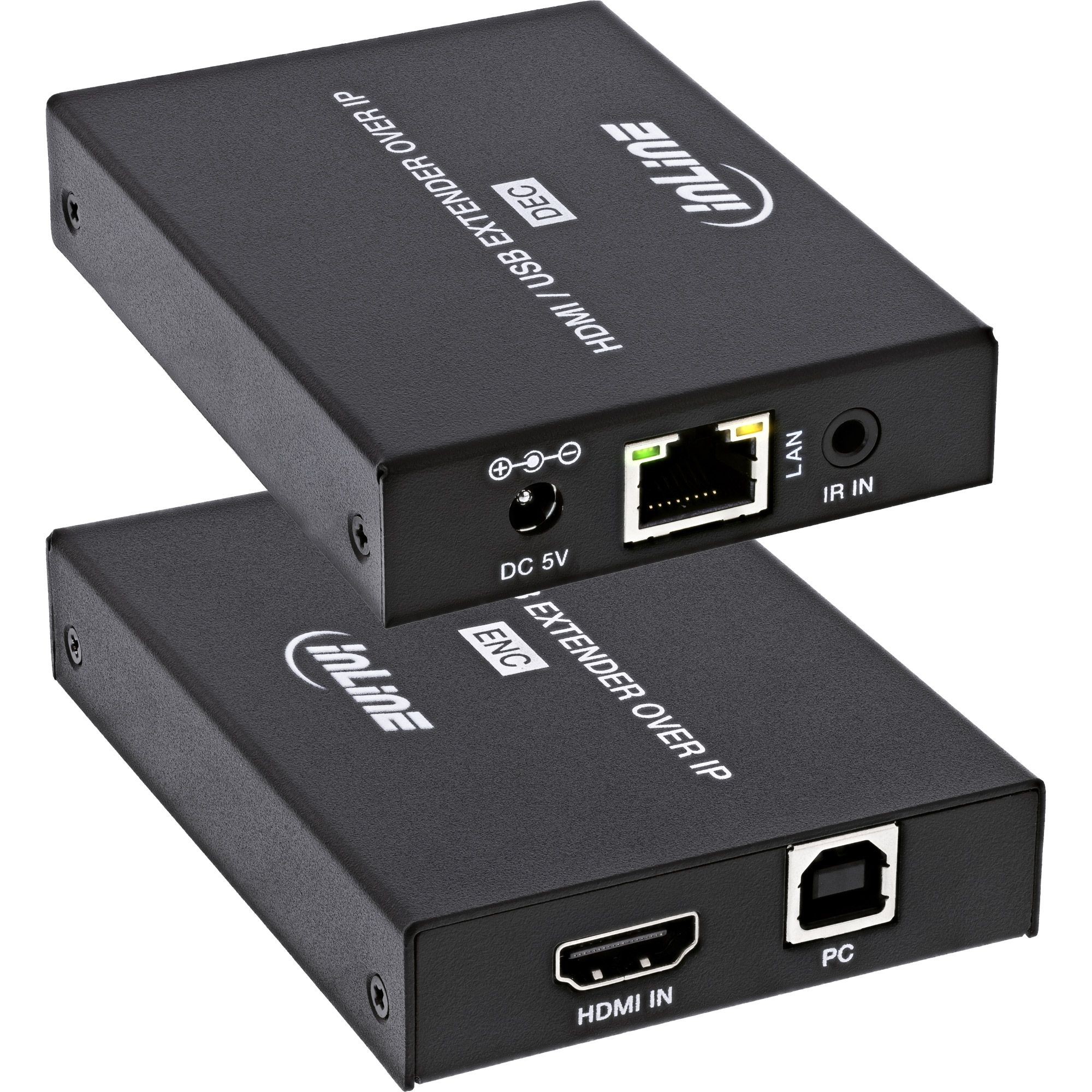 57885K  KVM Extender sobre IP, HDMI , Full-HD , 150M , Set