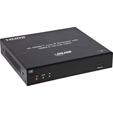 57886I  KVM Extender Sobre IP, HDMI, 4K60Hz, 100 m Transmisor InLine