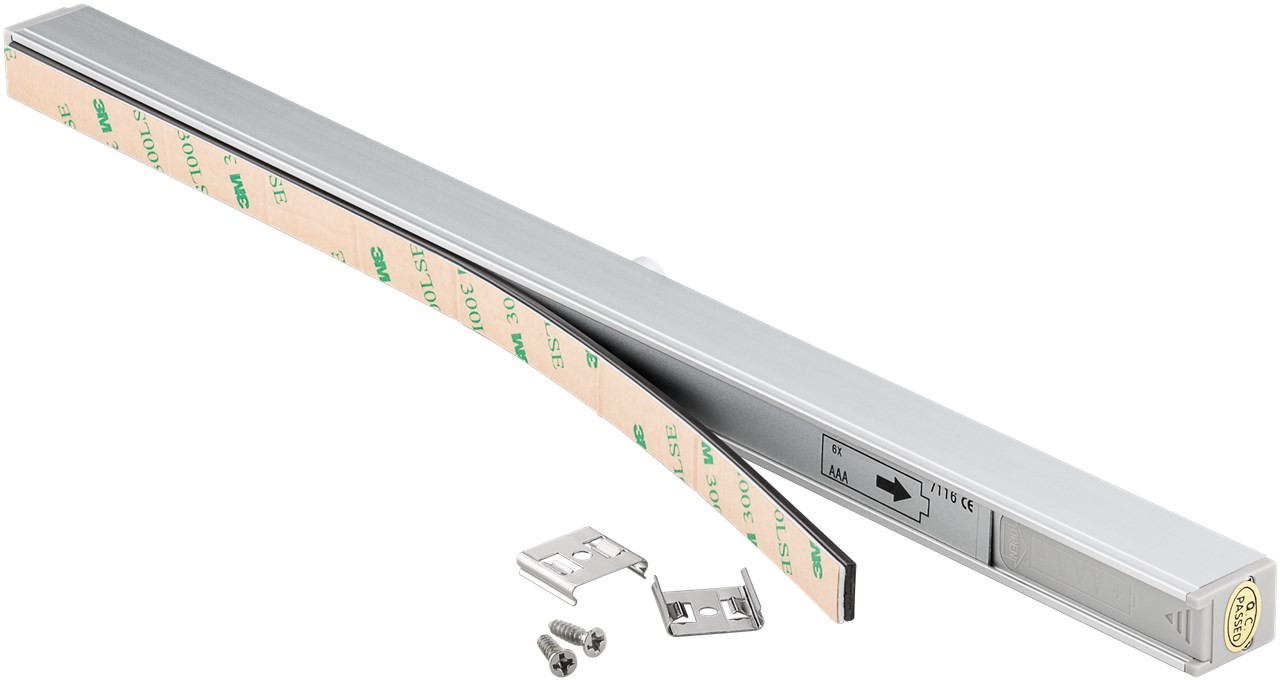 58288  Lámpara LED empotrable con detector de movimiento 150Lm y luz blanca cálida (3000 K), perfecta para armarios, cajones, pasillos