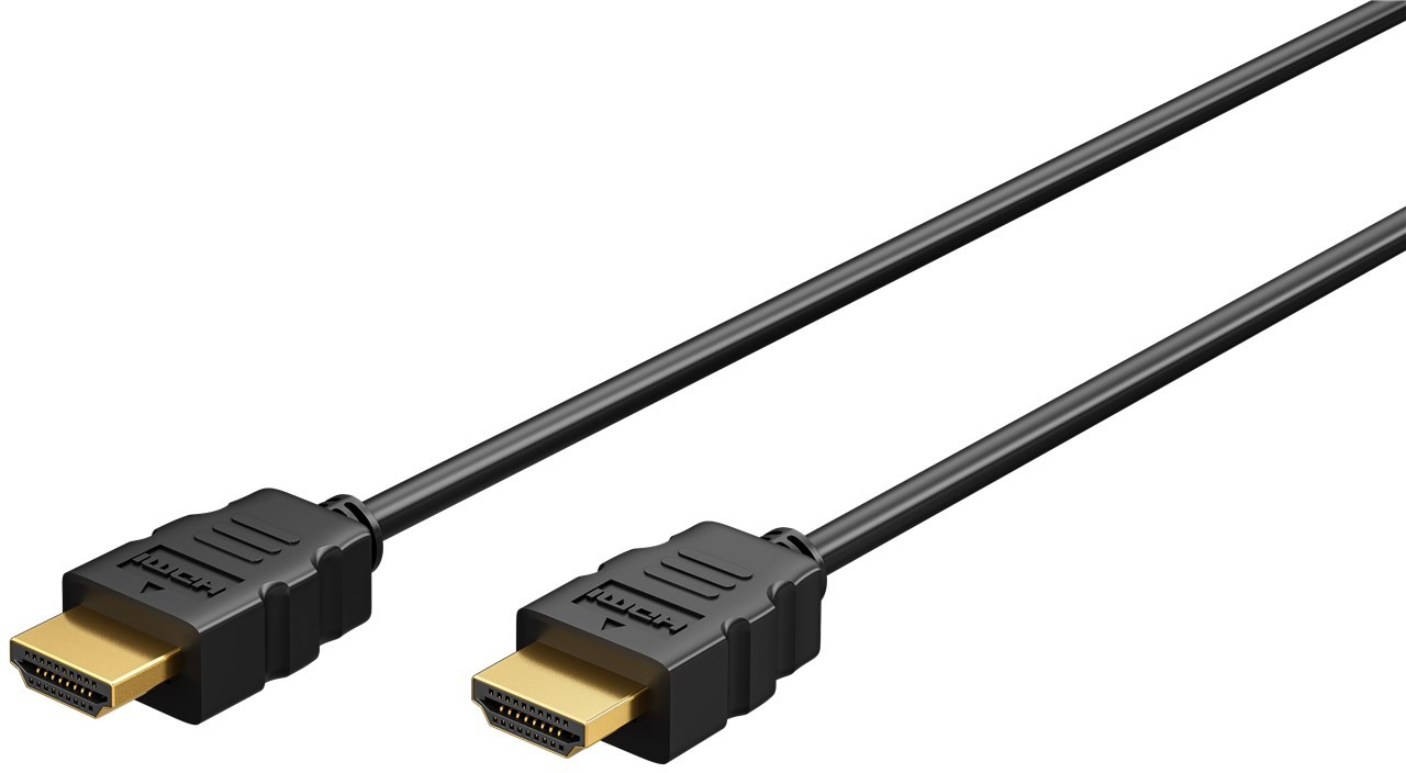 60624  Cable HDMI A-A  5 metros Negro 4K 60Hz  18 Gbit/s Series 2.0 CCS Essential GOOBAY