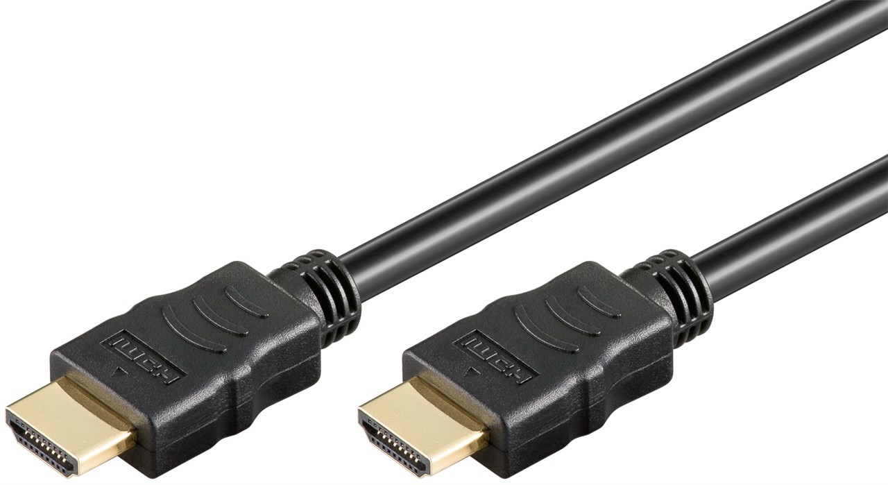 61158  Cable HDMI A-A  1,50 metros Negro 4K 60 Hz (2160p) 18 Gbit/s Series 2.0
