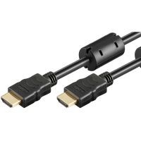 61303  Cable HDMI A-A  5 metros Negro Ferritas 4K 60Hz 18 Gbit/s Cable CON FERIITAS  V.2.0