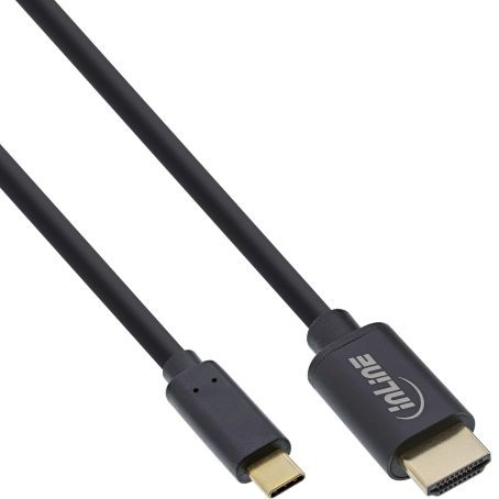 64115  InLine USB display cable, USB-C male to HDMI male, 5m