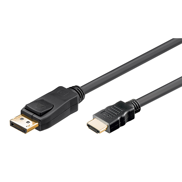 64838  Cable  5m Negro DisplayPort 1.2 Macho a HDMI 1.4 Macho