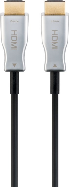 65573  Cable HDMI A-A100 metros Optico activo 4K 60Hz  18Gbps Goobay Cable AOC