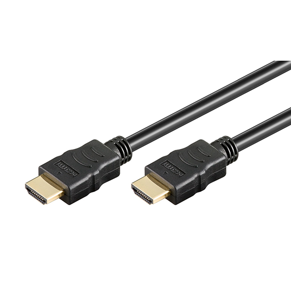 69122  Cable HDMI A-A  0,50 metros Negro 4K 30Hz (2160p) 10.2 Gbit/s Series 1.4 Bulk **Ultimas Unidades****