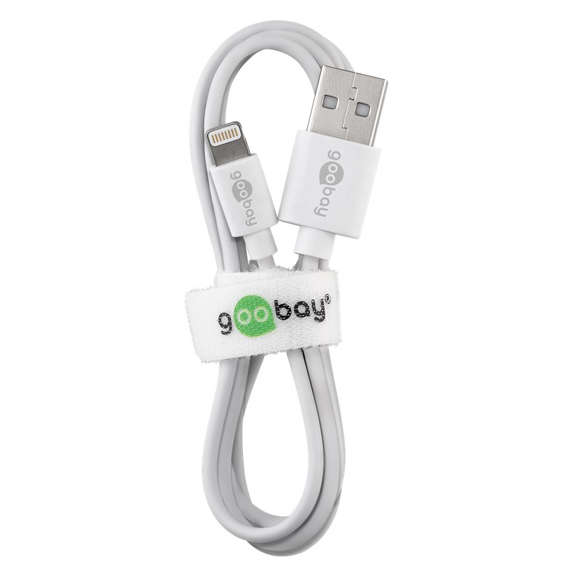 72907  Cable de carga datos USB AM a Apple Lightning  2,00m