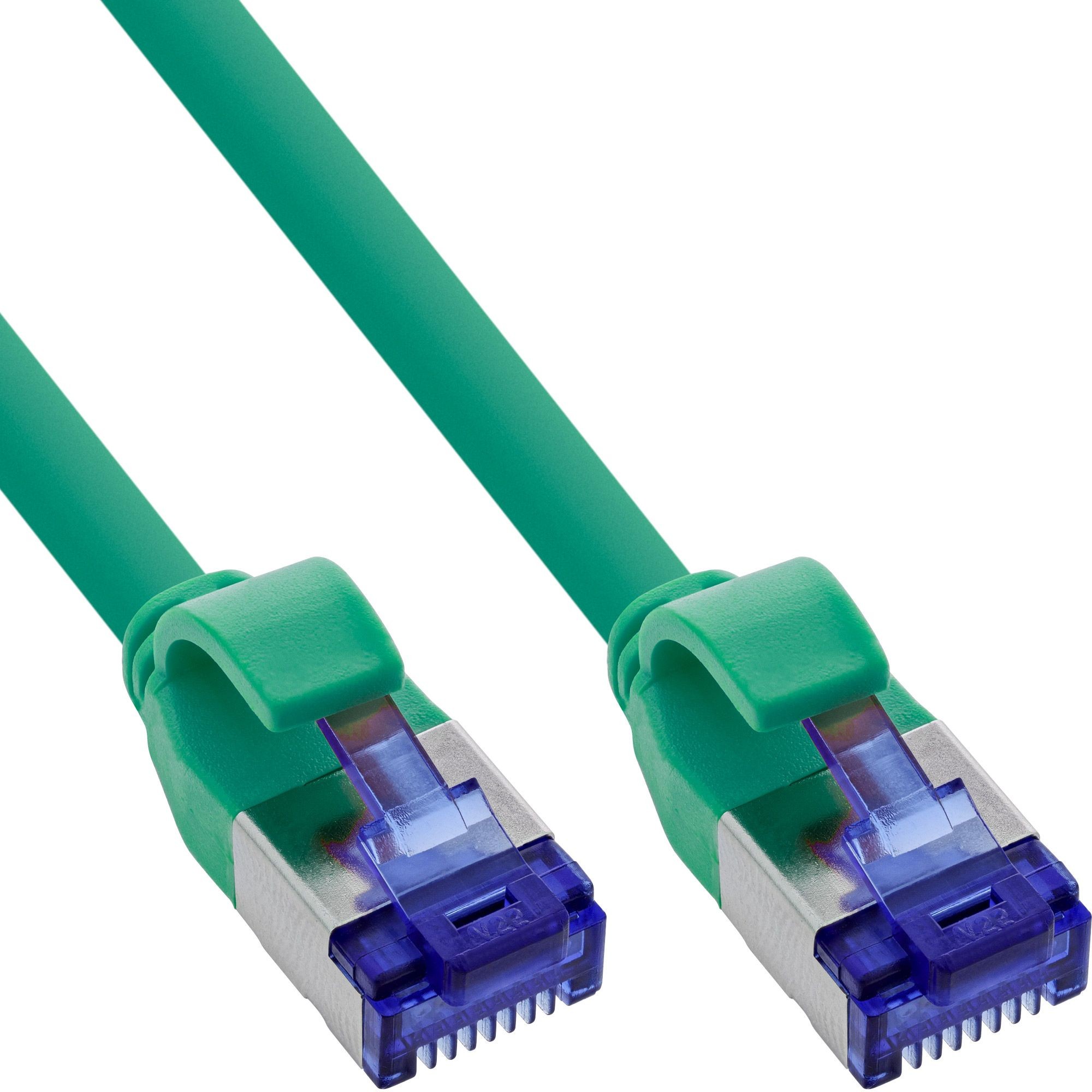 74905G  Latiguillo CAT 6A, S/FTP,  5.00 m, Verde, LSZH-TPE  Slim Delgado Poe inline Diametro 4.5 mm