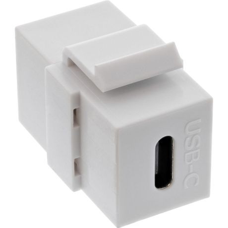 76201W  Adaptador Keystone USB 3.1 Gen 2 (10 Gbit/s),USB-C-Hembra > USB-C-Hembra Blanco