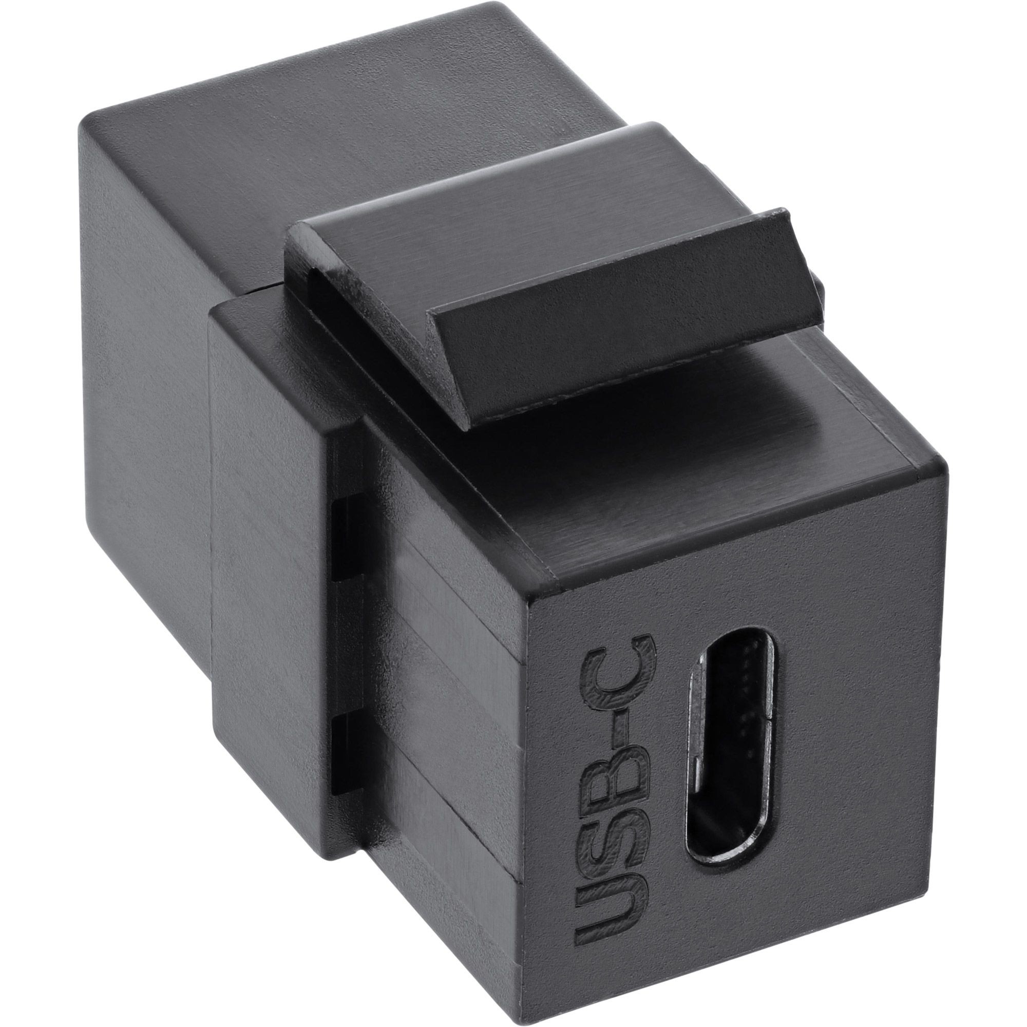 76201Z  Adaptador Keystone USB 3.1 Gen 2 (10 Gbit/s),USB-C-Hembra > USB-C-Hembra Negro