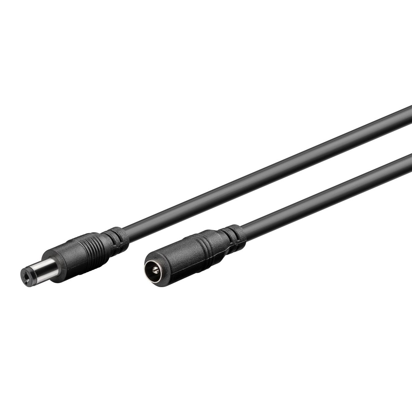 76671  Cable de extension DC 5.50 x 2.10 mm  5 metros Macho Hembra