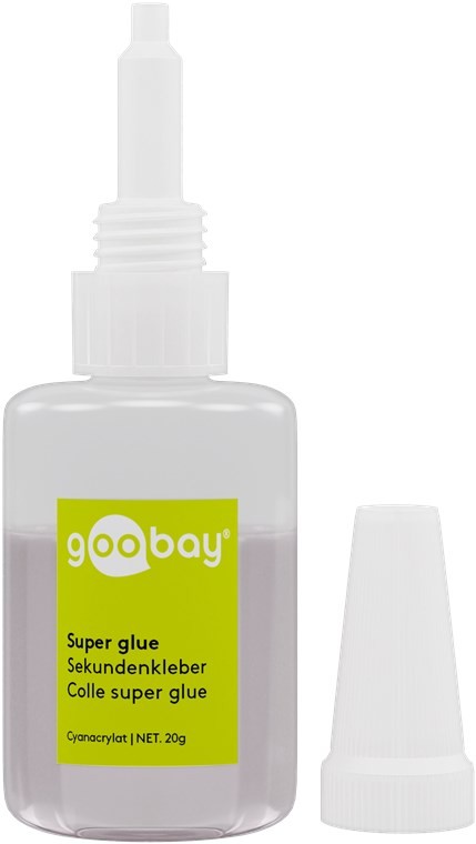 77012  Pegamento Super glue - 20 g pincel Goobay