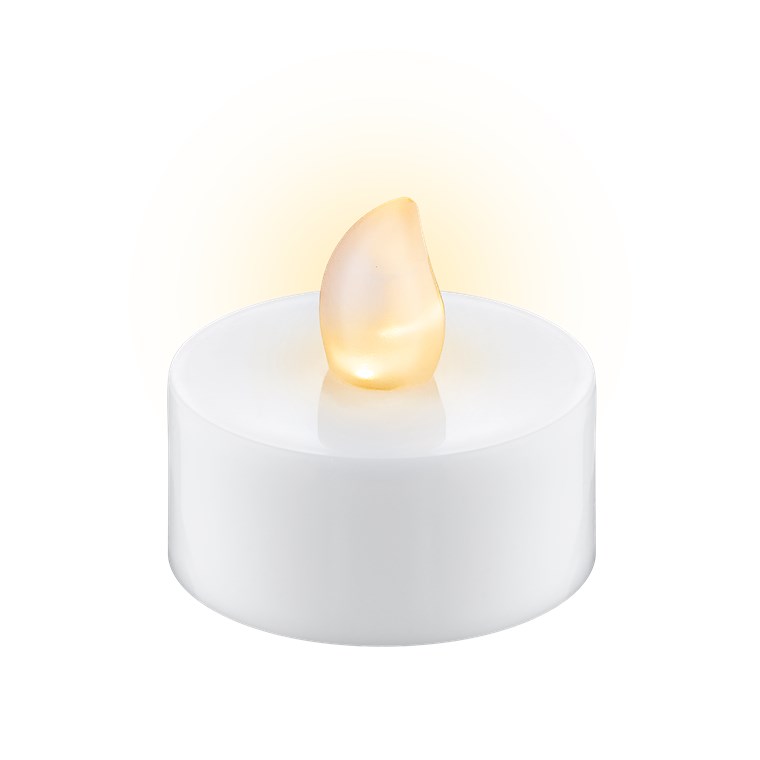 77752  Juego de 4 velas LED de té con temporizador, blancas

Con función de temporizador y efecto de llama parpadeante, funcionan con p