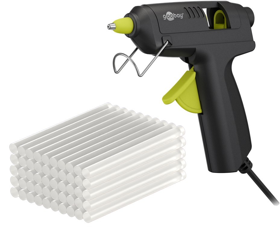 77825  Pistola de pegamento caliente Advanced, 20 W, incluye 50 barras de pegamento
para barras de pegamento caliente de 7 mm de diámet