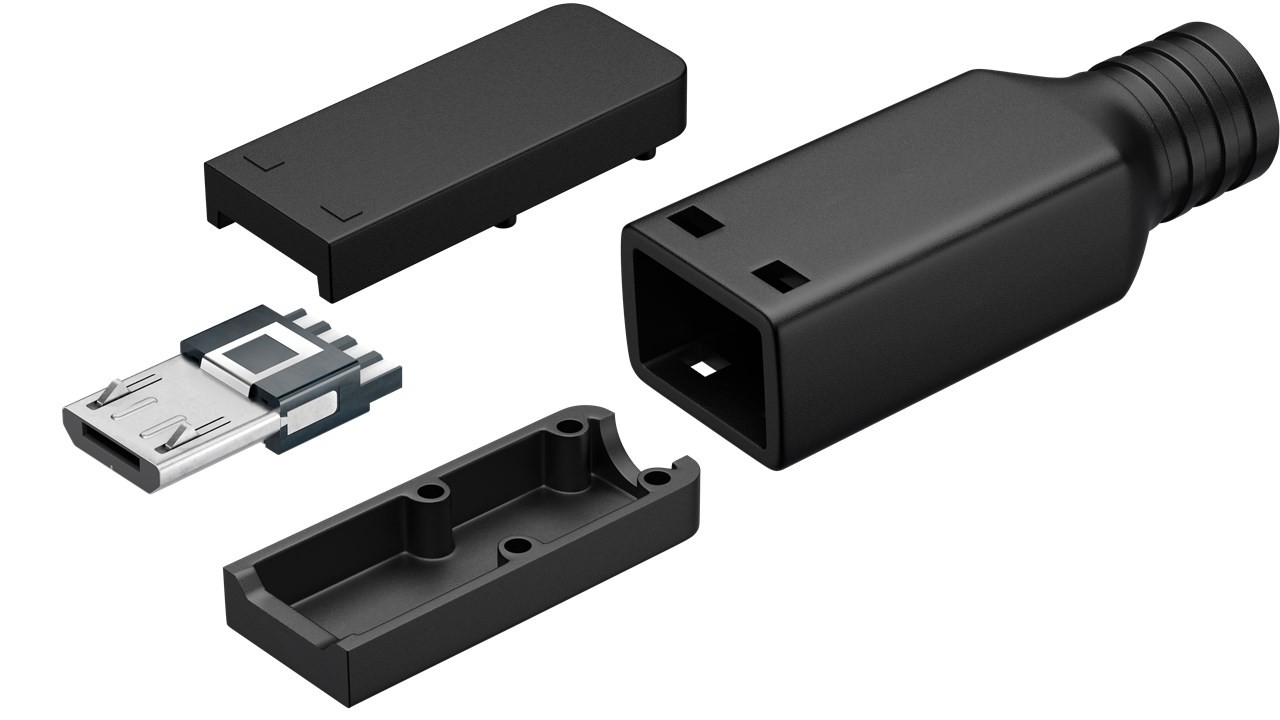 80172  Conector Micro-USB  Macho Soldar 2.5 W, 0.5 A, 480 Mbit/s, USB 2.0