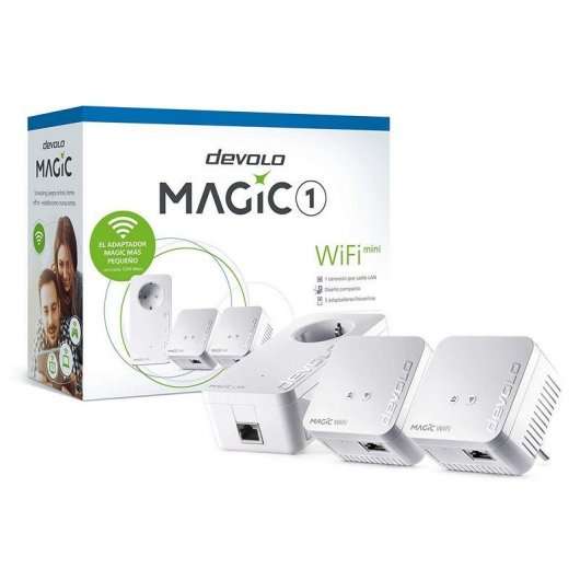 8576  devolo Magic 1 Wifi mini Multiroom kit PL1200/WF1200 Mbps