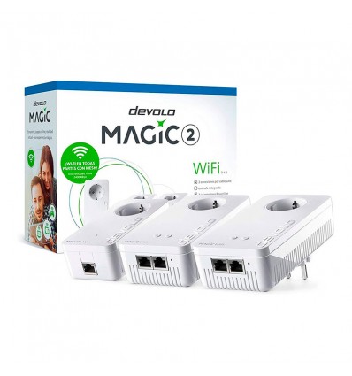 8631  Devolo Magic 2 WiFi next Multiroom Kit PL2400/WF1200 Mbps