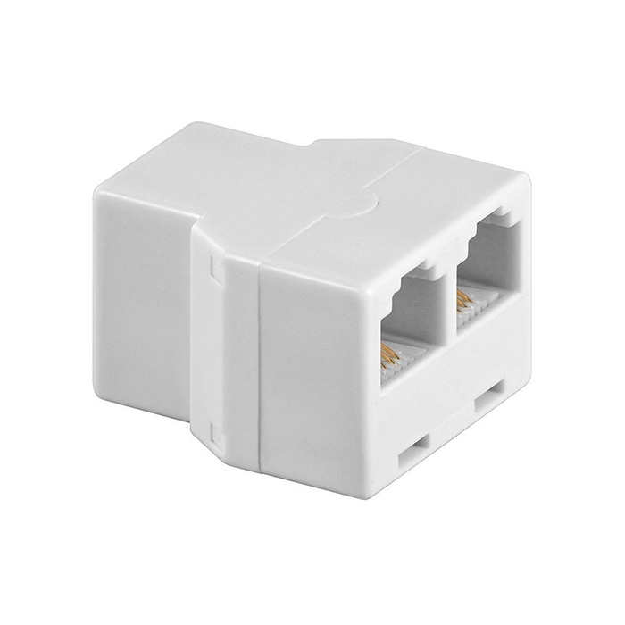 93049  Adaptador H2H RJ11 Hembra (6P4C) a 2 x RJ11 (6P4C) Hembra  ** ULTIMAS UNIDADES ****