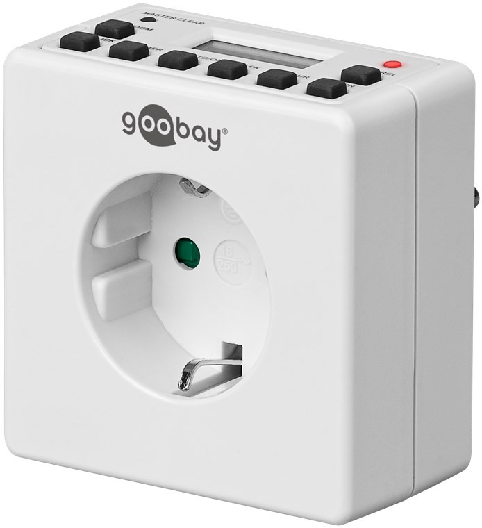 93256  Programador electrico Cuadrado Digital goobay