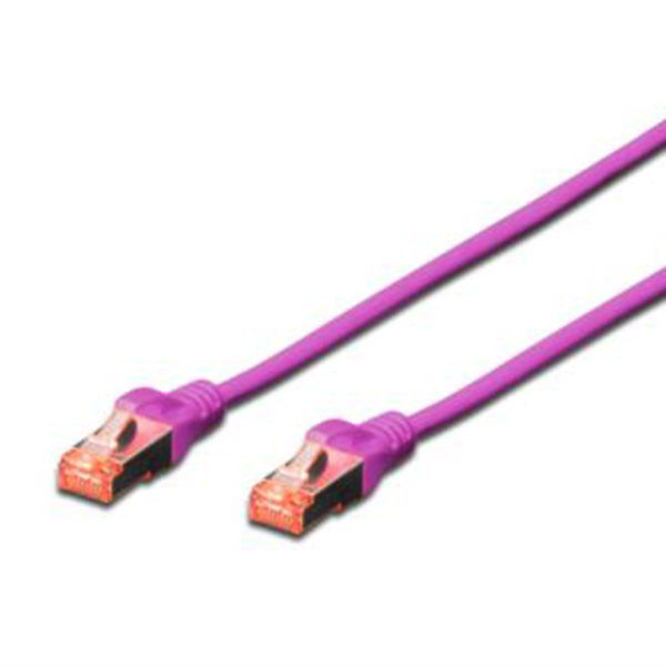 93342  Latiguillo CAT 6, S/FTP,  0.25 m, Violeta, LSZH