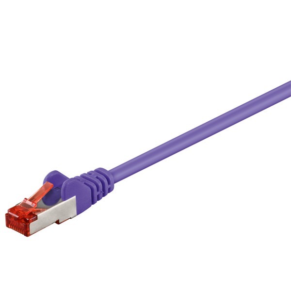 93342  Latiguillo CAT 6, S/FTP,  0.25 m, Violeta, LSZH