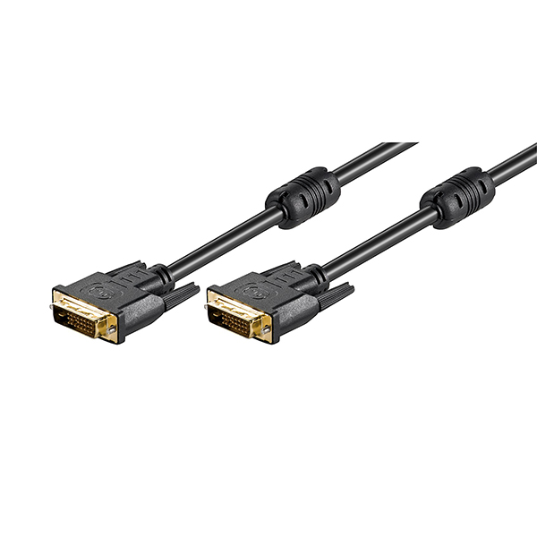 93574  Cable  1,80m DVI - D (24+1) Macho-Macho Dual Link + Ferrita