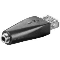 93982  Adatador USB A H > 3.5 mm Stereo  H ( SOLO CARGA, NO DATOS)