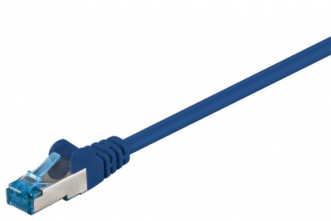 94131  Latiguillo CAT 6A, S/FTP, 15.00 m, Azul, LSZH