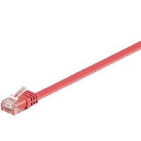 96400  Latiguillo CAT 6, U-UTP,  1.00 m, Rojo, Plano CU-PVC