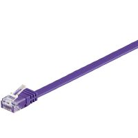 96417  Latiguillo CAT 6, U-UTP,  2.00 m, Violeta, Plano CU-PVC