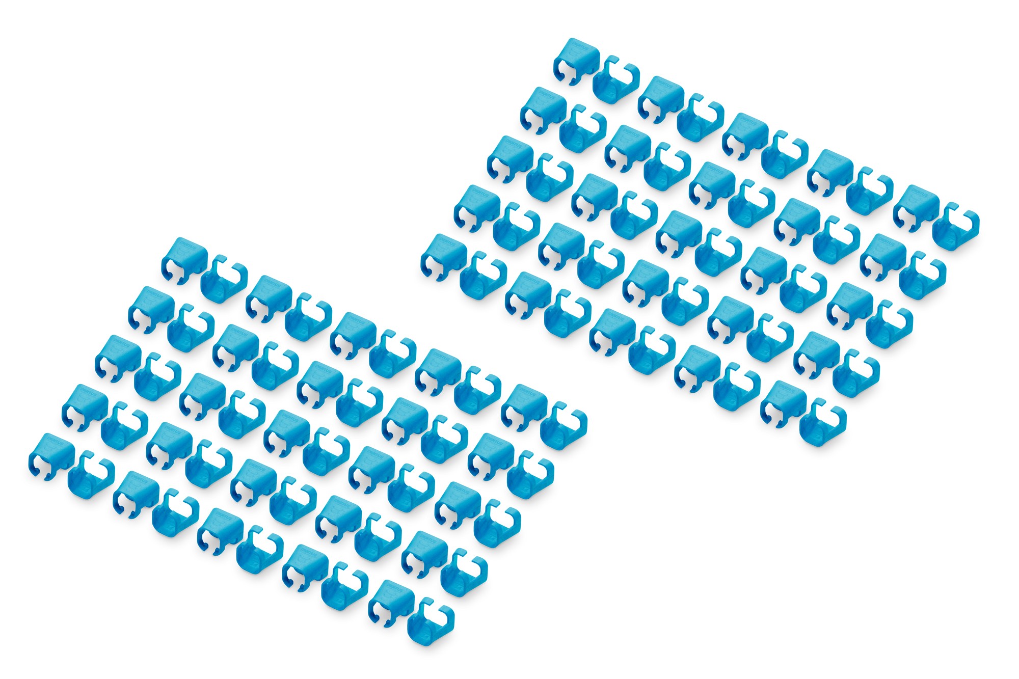 A-CC-B  Clips de colores para cables RJ45 Color Azul, paquete de 100 unidades Digitus