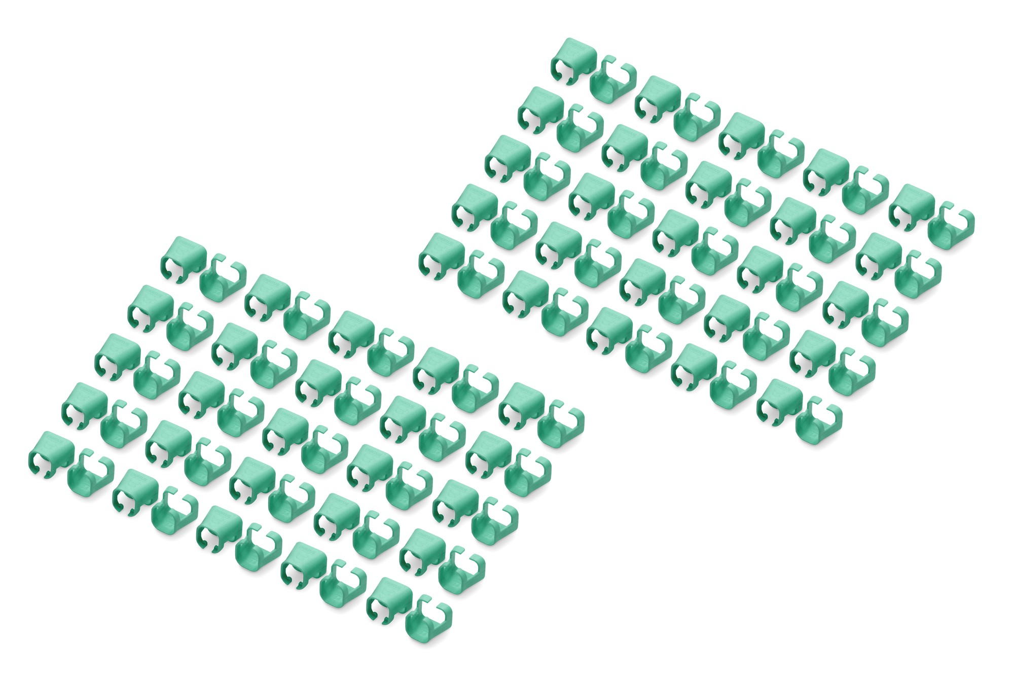 A-CC-G  Clips de colores para cables RJ45 Color Verde, paquete de 100 unidades DIGITUS