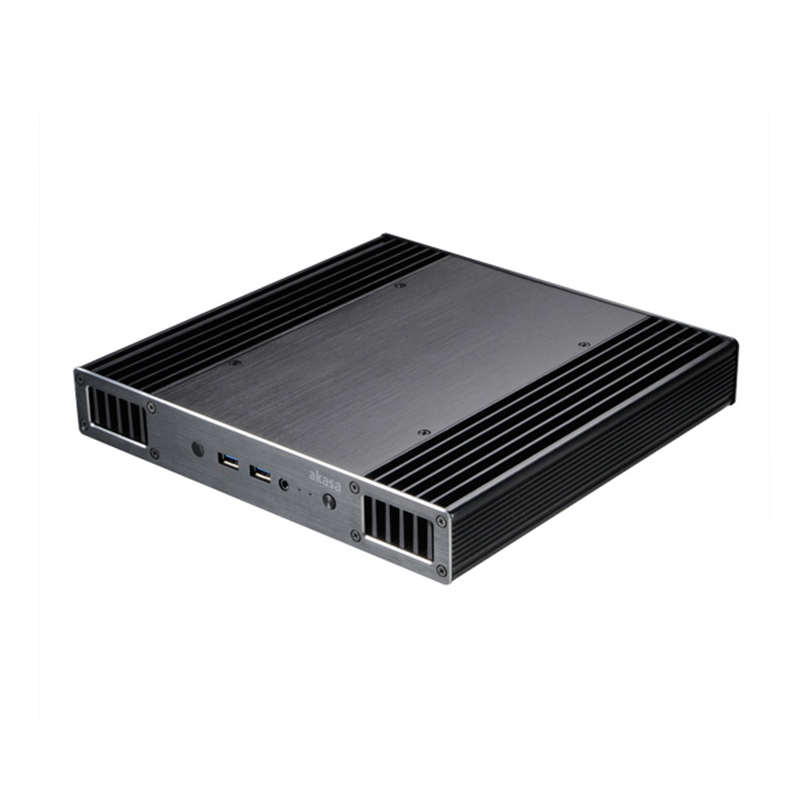 A-NUC23-M1B  Caja NUC Plato X , Low profile fanless case with Serial port